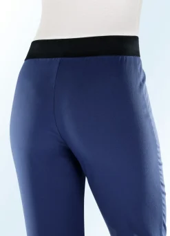 Clearance BADER Hose mit spezieller Bundverarbeitung INDIGOBLAU