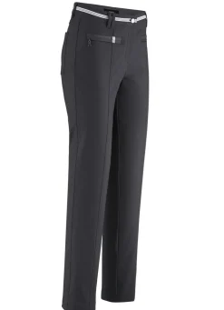 Discount BADER Hose mit sportivem Chic DUNKELGRAU MEL.