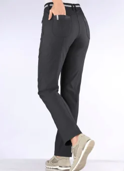 Discount BADER Hose mit sportivem Chic DUNKELGRAU MEL.