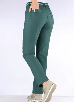 Hot BADER Hose mit sportivem Chic SALBEI