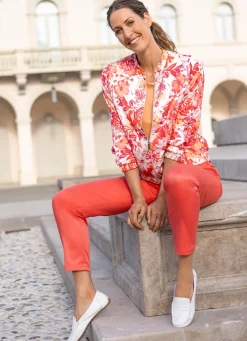 BADER Hose mit sportivem Chic PAPAYA