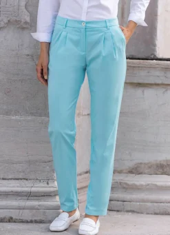 Clearance BADER Hose mit sportivem Chic TÜRKIS