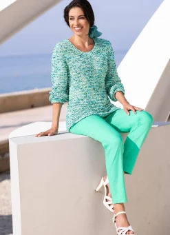 Online BADER Hose mit sportivem Chic MINT