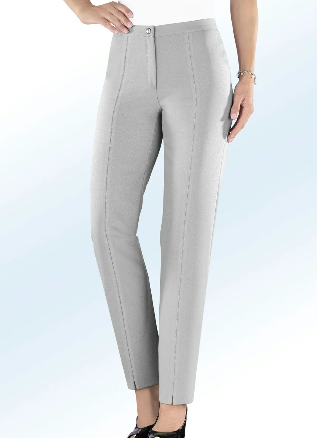 Hot BADER Hose mit Stretchbund HELLGRAU