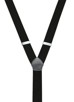 New BADER Hosenträger SCHWARZ