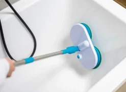 Outlet MEDIA SHOP Hurricane Floating Mop Akku-Rotationsmopp SILBER