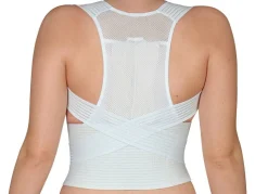 New HYDAS Geradehalter mit Stützgürtel WEISS
