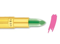 Hot BADER Ikos denkender Lippenstift GRÜN-NACHTROSA