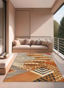 Hot BADER Indoor / Outdoor geeignete Brücken und Teppiche BRAUN