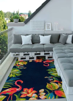 Outlet BADER Indoor / Outdoor geeignete Brücke und Teppiche MULTICOLOR