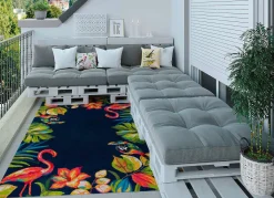 Outlet BADER Indoor / Outdoor geeignete Brücke und Teppiche MULTICOLOR