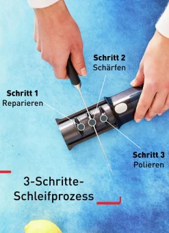 Hot BADER 3-in-1 Messerschärfer schwarz