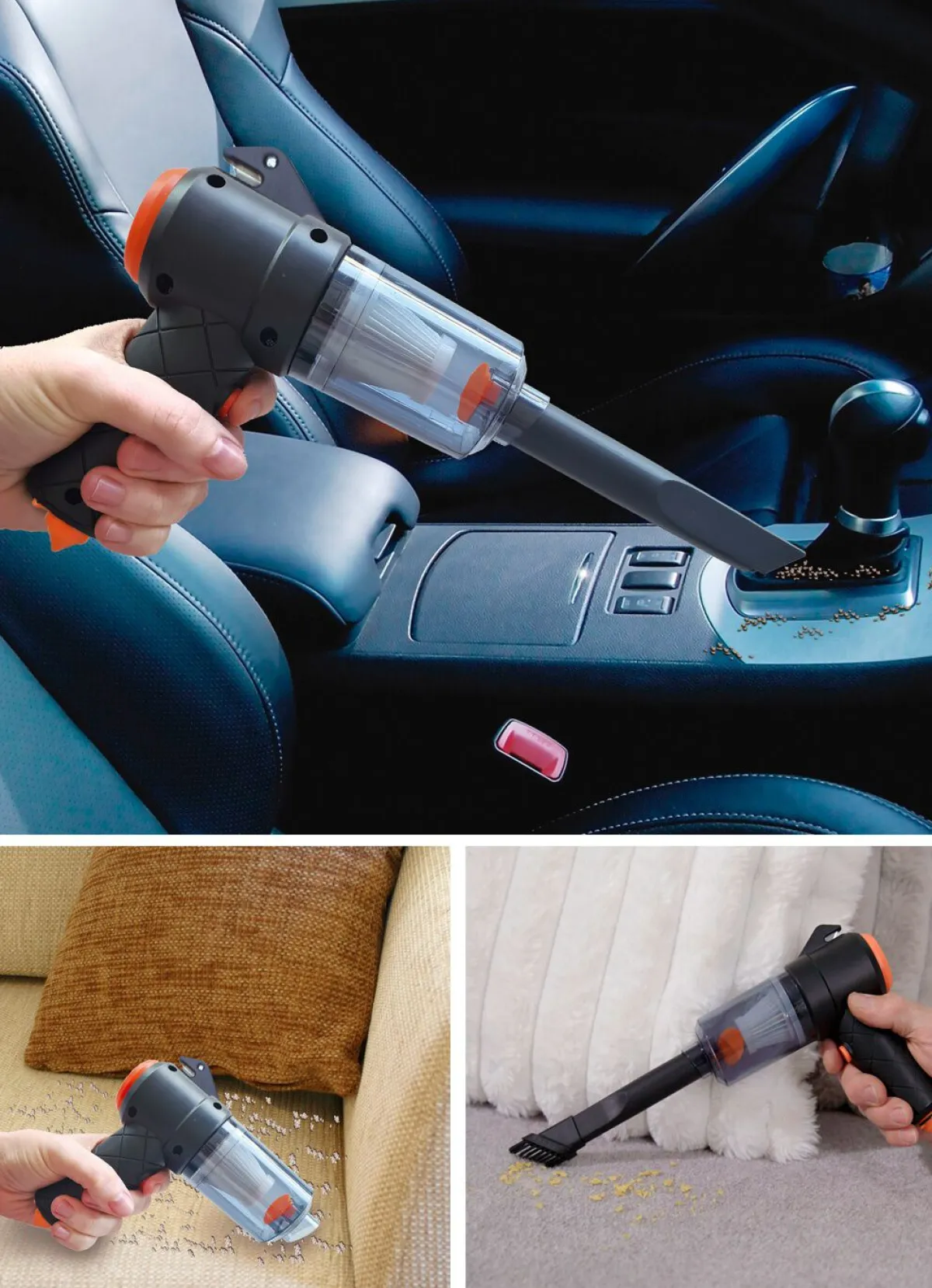 Discount BADER 2-in-1 Mini-Akku-Handstaubsauger "STARLYF CLEAN ALL VAC" DUNKELGRAU