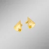 Hot BADER Interessante Ohrstecker mit echt Citrin