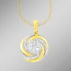 New BADER Interessanter Anhänger mit 7 Brillanten und 56 Diamanten