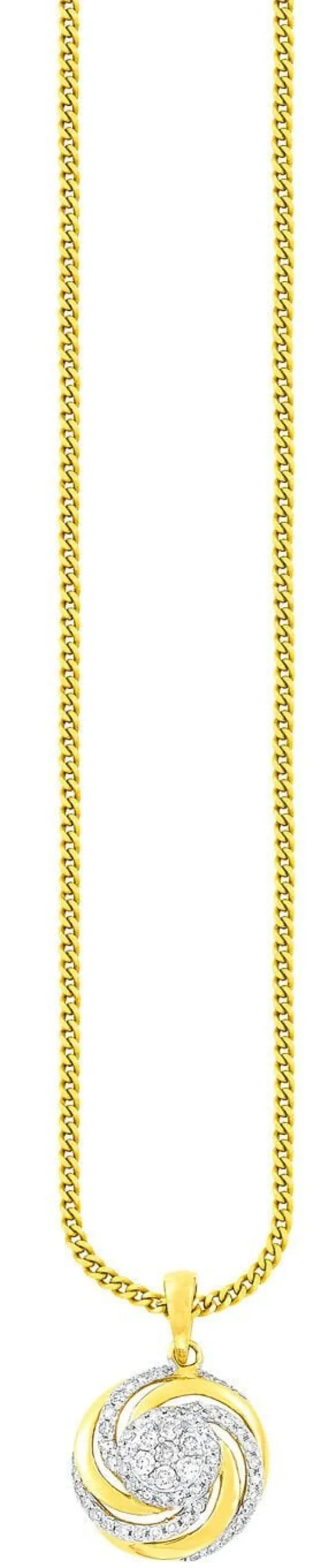 New BADER Interessanter Anhänger mit 7 Brillanten und 56 Diamanten