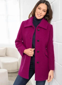 Hot BADER Jacke aus gekochter Wolle ZYKLAM