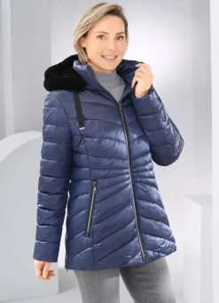 Outlet BADER Jacke aus recycelten Fasern SAPHIRBLAU