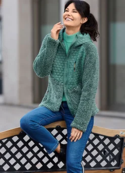 New BADER Jacke im aktuellen Materialmix SALBEI
