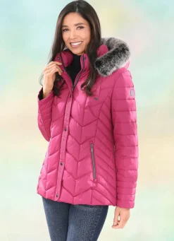 Sale BADER Jacke mit abnehmbarer Kapuze FUCHSIA