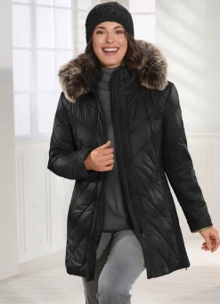 Online BADER Jacke mit abnehmbarer Kapuze SCHWARZ