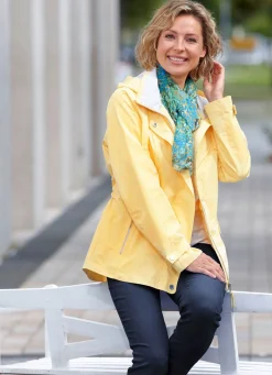 Discount BADER Jacke mit abnehmbarer Kapuze SONNENGELB