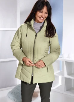 Best BADER Jacke mit abnehmbarer Kapuze LINDGRÜN