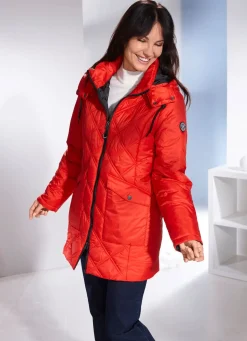 Discount BADER Jacke mit abnehmbarer Kapuze SIGNALROT