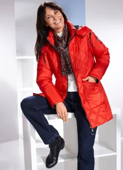 Discount BADER Jacke mit abnehmbarer Kapuze SIGNALROT