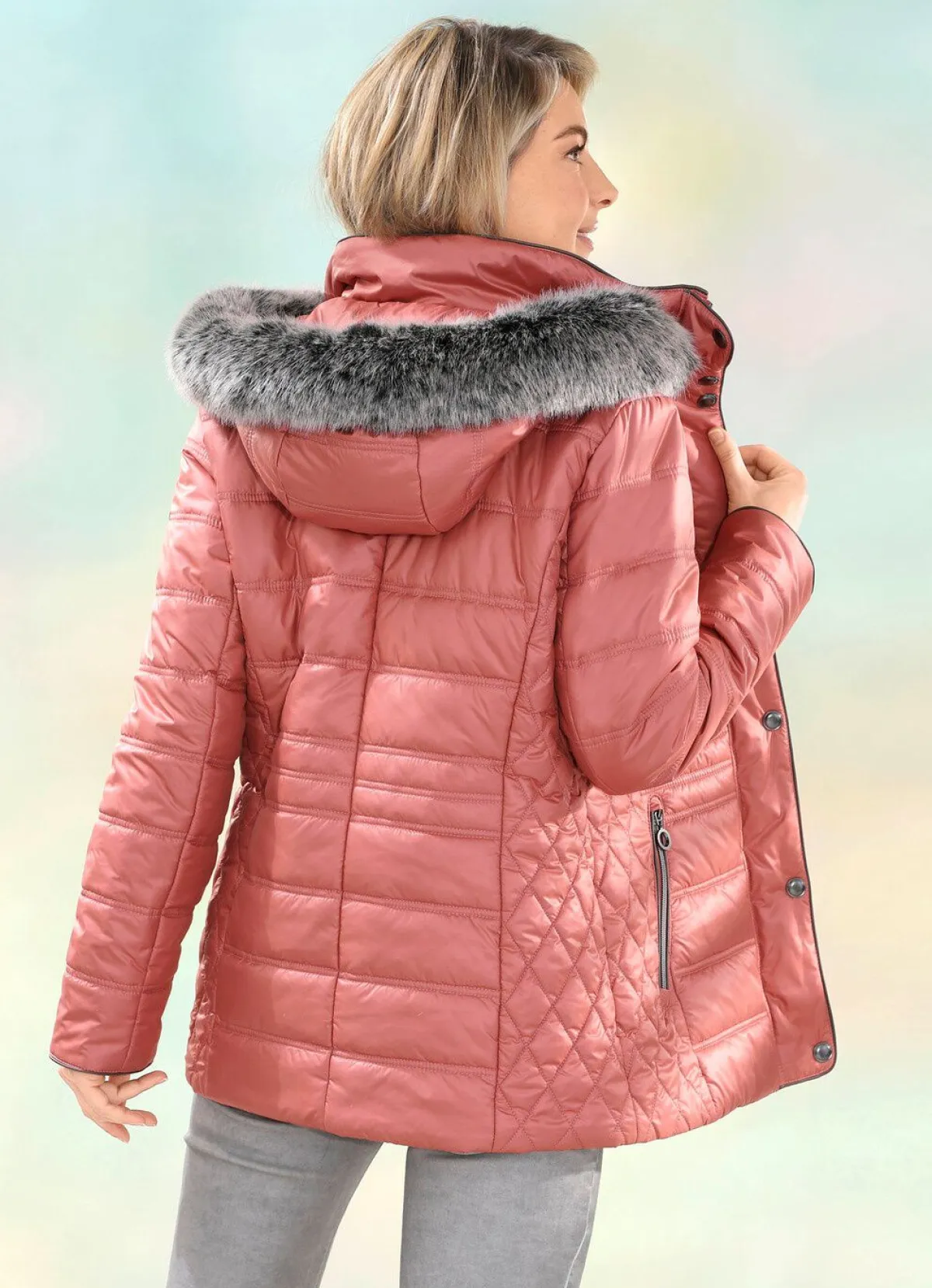Discount BADER Jacke mit abnehmbarer Kapuze KÜRBIS