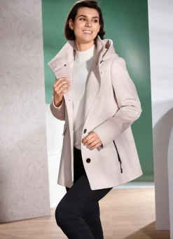 Discount BADER Jacke mit abnehmbarer Kapuze SAND