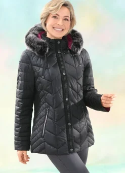 Best BADER Jacke mit abnehmbarer Kapuze SCHWARZ