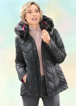 Best BADER Jacke mit abnehmbarer Kapuze SCHWARZ