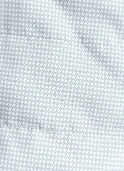 Hot BADER Jacke mit apartem Minimaldessin SILBERGRAU-WEISS