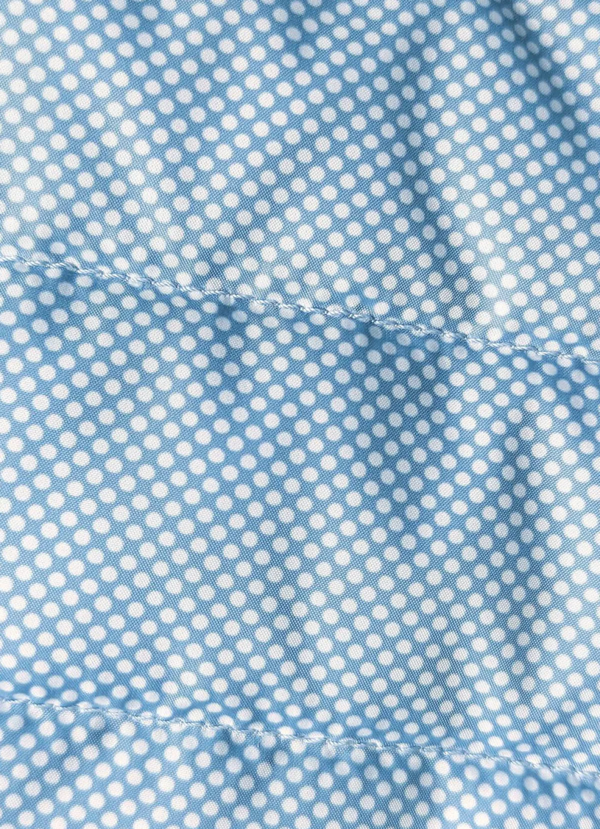 BADER Jacke mit apartem Minimaldessin HIMMELBLAU-WEISS