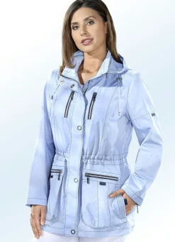 Sale BADER Jacke mit dezenter Struktur HELLBLAU