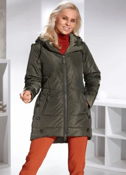 Online BADER Jacke mit fester Kapuze OLIV