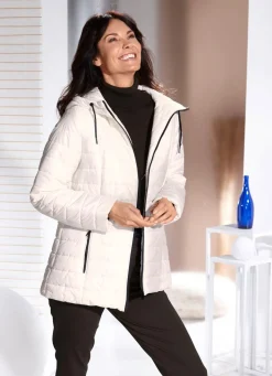 Online BADER Jacke mit fester Kapuze WEISS
