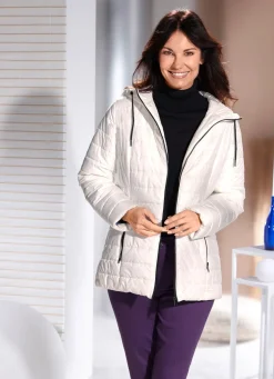 Online BADER Jacke mit fester Kapuze WEISS