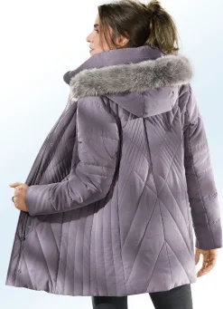 BADER Jacke mit figurbetonendem Stepp ROSENHOLZ