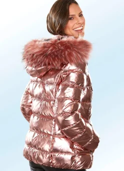 Hot BADER Jacke mit Kassettenstepp ROSÉGOLD