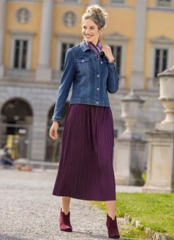 Hot B/ANCA Jacke mit Knopfleiste JEANSBLAU