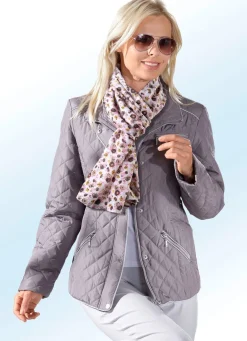 Outlet BADER Jacke mit Kontrastpaspelierung TAUPE