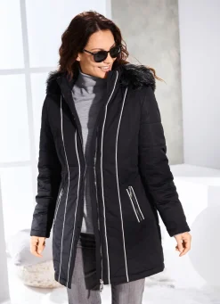Clearance BADER Jacke mit Kontrastpaspelierungen SCHWARZ