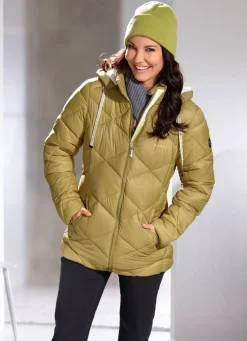 Clearance BADER Jacke mit Rautenstepp PISTAZIE