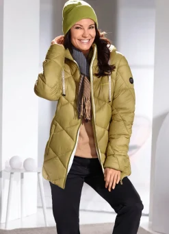 Clearance BADER Jacke mit Rautenstepp PISTAZIE