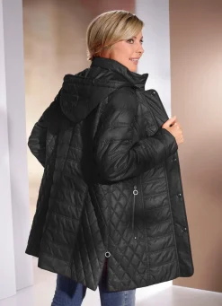 New BADER Jacke mit Reißverschluss an den Seitenschlitzen SCHWARZ