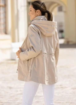 Discount BADER Jacke mit Reißverschluss an den Seitenschlitzen SAND