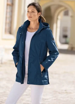 Clearance BADER Jacke mit Reißverschluss an den Seitenschlitzen JEANSBLAU