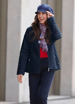 Best BADER Jacke mit Reißverschlussleiste MARINE
